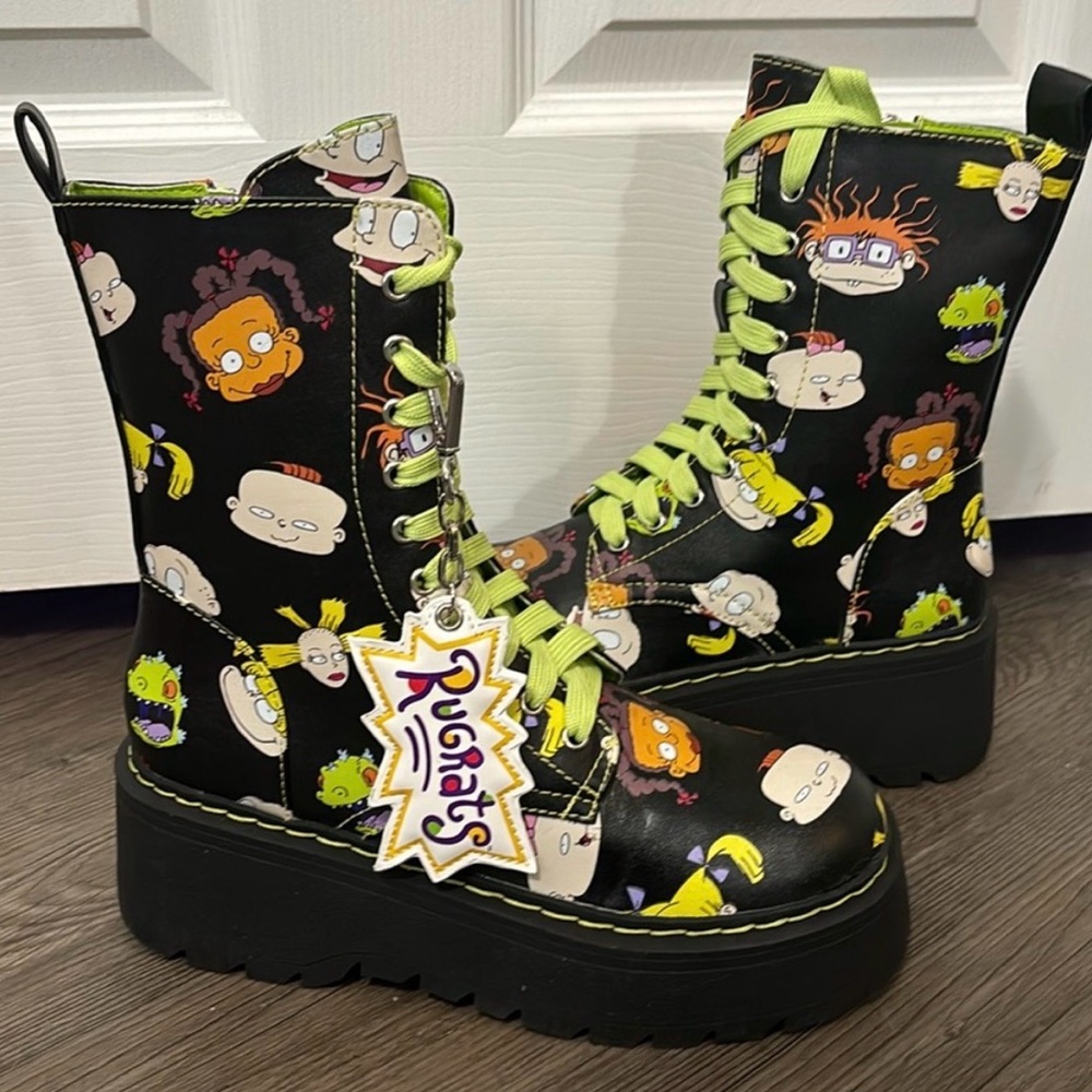 Ltd Edition Rugrats x DollsKill Boots NEW without box